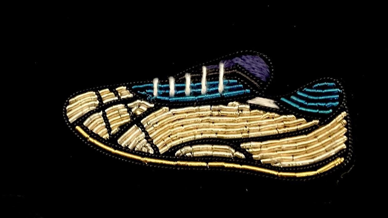 Broche Macon&Lesquoy chaussure foot chez Bee art&design